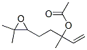 1-(3,4-epoxy-4-methylpentyl)-1-methylallyl acetate Struktur