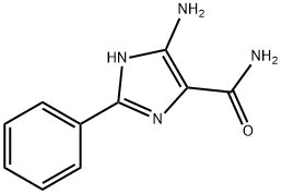 2-phenyl-4-amino-5-imidazolecarboxamide Struktur