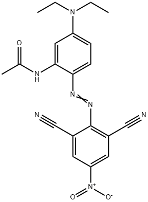 N-[2-[(2,6-Dicyan-4-nitrophenyl)azo]-5-(diethylamino)phenyl]acetamid