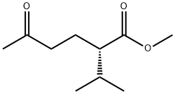 [S,(+)]-2-Isopropyl-5-oxohexanoic acid methyl ester Struktur