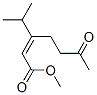 (E)-3-(1-Methylethyl)-6-oxo-2-heptenoic acid methyl ester Struktur