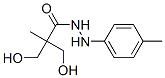 3-Hydroxy-2-(hydroxymethyl)-2-methylpropanoic acid 2-(4-methylphenyl) hydrazide Struktur