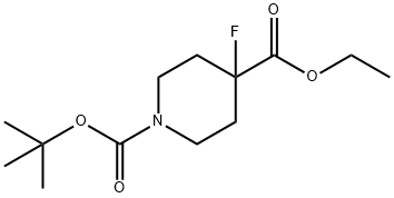 4-FLUORO-1-(1,1-DIMETHYLETHYL)1,4-PIPERIDINEDICARBOXYLIC ACID-4-ETHYL ESTER price.