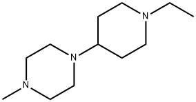 Piperazine, 1-(1-ethyl-4-piperidinyl)-4-methyl- (9CI) Struktur