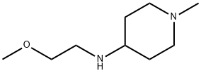 N-(2-METHOXYETHYL)-1-METHYLPIPERIDIN-4-AMINE
 Struktur