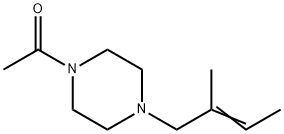 Piperazine, 1-acetyl-4-(2-methyl-2-butenyl)- (9CI) Struktur