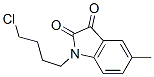 1-(4-CHLORO-BUTYL)-5-METHYL-1H-INDOLE-2,3-DIONE Struktur