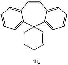 Spiro[5H-dibenzo[a,d]cycloheptene-5,1'-[2]cyclohexen]-4'-amine Struktur