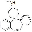 N-Methylspiro[5H-dibenzo[a,d]cycloheptene-5,1'-cyclohexan]-4'-amine Struktur