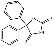 5,5-Diphenyloxazolidine-2,4-dione Struktur