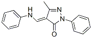 5-Methyl-2-phenyl-4-[(phenylamino)methylene]-2H-pyrazol-3(4H)-one Struktur