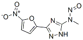 N-Methyl-3-(5-nitrofuran-2-yl)-N-nitroso-1H-1,2,4-triazol-5-amine Struktur