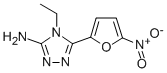 4-Ethyl-5-(5-nitrofuran-2-yl)-4H-1,2,4-triazol-3-amine Struktur