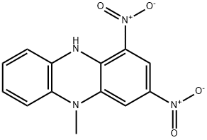 5,10-dihydro-5-methyl-1,3-dinitro-phenazine  Struktur