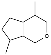 Cyclopenta[c]pyran, octahydro-4,7-dimethyl- (9CI) Struktur