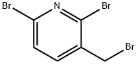 2,6-DIBROMO-3-(BROMOMETHYL)PYRIDINE Struktur