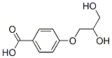 4-(2,3-Dihydroxypropoxy)benzoic acid Struktur