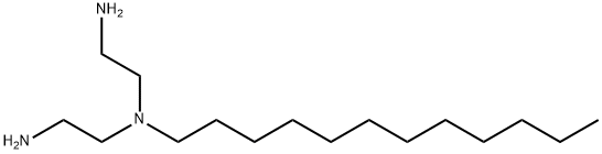 4-DODECYLDIETHYLENETRIAMINE Struktur