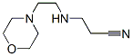 3-[(2-MORPHOLIN-4-YLETHYL)AMINO]PROPANENITRILE Struktur