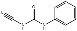 1-Cyano-3-phenylurea Struktur