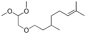 8-(2,2-dimethoxyethoxy)-2,6-dimethyloct-2-ene Struktur