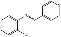 2-Chloro-N-(4-pyridinylmethylene)benzenamine Struktur