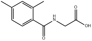 [(2,4-DIMETHYLBENZOYL)AMINO]ACETIC ACID Struktur