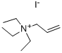 ALLYLTRIETHYLAMMONIUM IODIDE Struktur