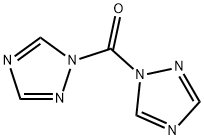 1,1'-カルボニルジ(1,2,4-トリアゾール) 化學(xué)構(gòu)造式