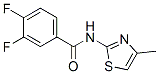 Benzamide, 3,4-difluoro-N-(4-methyl-2-thiazolyl)- (9CI) Struktur