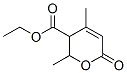 2H-Pyran-3-carboxylicacid,3,6-dihydro-2,4-dimethyl-6-oxo-,ethylester(9CI) Struktur