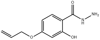 Benzoic acid, 2-hydroxy-4-(2-propenyloxy)-, hydrazide (9CI) Struktur