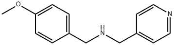 (4-METHOXY-BENZYL)-PYRIDIN-4-YLMETHYL-AMINE Struktur