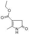 2-METHYL-5-OXO-4,5-DIHYDRO-1H-PYRROLE-3-CARBOXYLIC ACID ETHYL ESTER Struktur