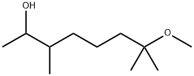 7-methoxy-3,7-dimethyloctan-2-ol Struktur