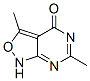 Isoxazolo[3,4-d]pyrimidin-4(1H)-one, 3,6-dimethyl- (9CI) Struktur