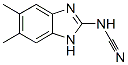 Cyanamide, (5,6-dimethyl-1H-benzimidazol-2-yl)- (9CI) Struktur