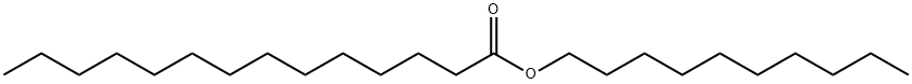 decyl myristate Struktur