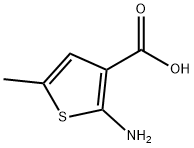 2-AMINO-5-METHYL-THIOPHENE-3-CARBOXYLIC ACID Struktur