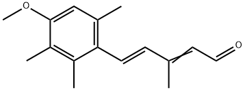 (4E)-5-(4-Methoxy-2,3,6-trimethylphenyl)-3-methyl-2,4-pentadienal Struktur