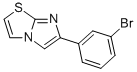 6-(3-BROMO-PHENYL)-IMIDAZO[2,1-B]THIAZOLE Struktur