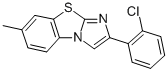 2-(2-CHLOROPHENYL)-7-METHYLIMIDAZO[2,1-B]BENZOTHIAZOLE Struktur