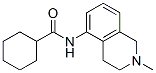 N-(1,2,3,4-Tetrahydro-2-methylisoquinolin-5-yl)cyclohexanecarboxamide Struktur