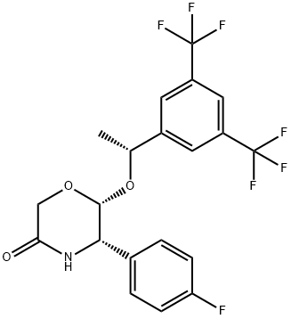 (5S,6R)-6-[(1R)-1-[3,5-ビス(トリフルオロメチル)フェニル]エトキシ]-5-(4-フルオロフェニル)-3-モルホリノン[APREPITANT-M3]アプレピタント-M3 price.