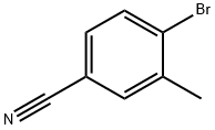 4-Bromo-3-methylbenzonitrile Struktur