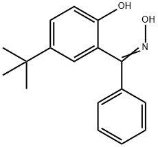 [5-(TERT-BUTYL)-2-HYDROXYPHENYL](PHENYL)METHANONE OXIME Struktur