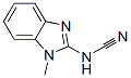 Cyanamide, (1-methyl-1H-benzimidazol-2-yl)- (9CI) Struktur