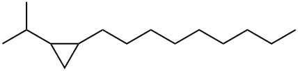 1-(1-Methylethyl)-2-nonylcyclopropane Struktur