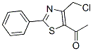 1-[4-(Chloromethyl)-2-phenyl-5-thiazolyl]ethanone Struktur