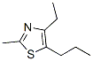 4-Ethyl-2-methyl-5-propylthiazole Struktur